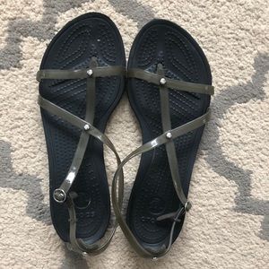 Crocs strappy sandals size 9